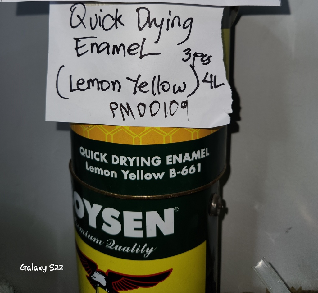 PM00109 - BOYSEN QUICK DRYING ENAMEL (YELLOW)