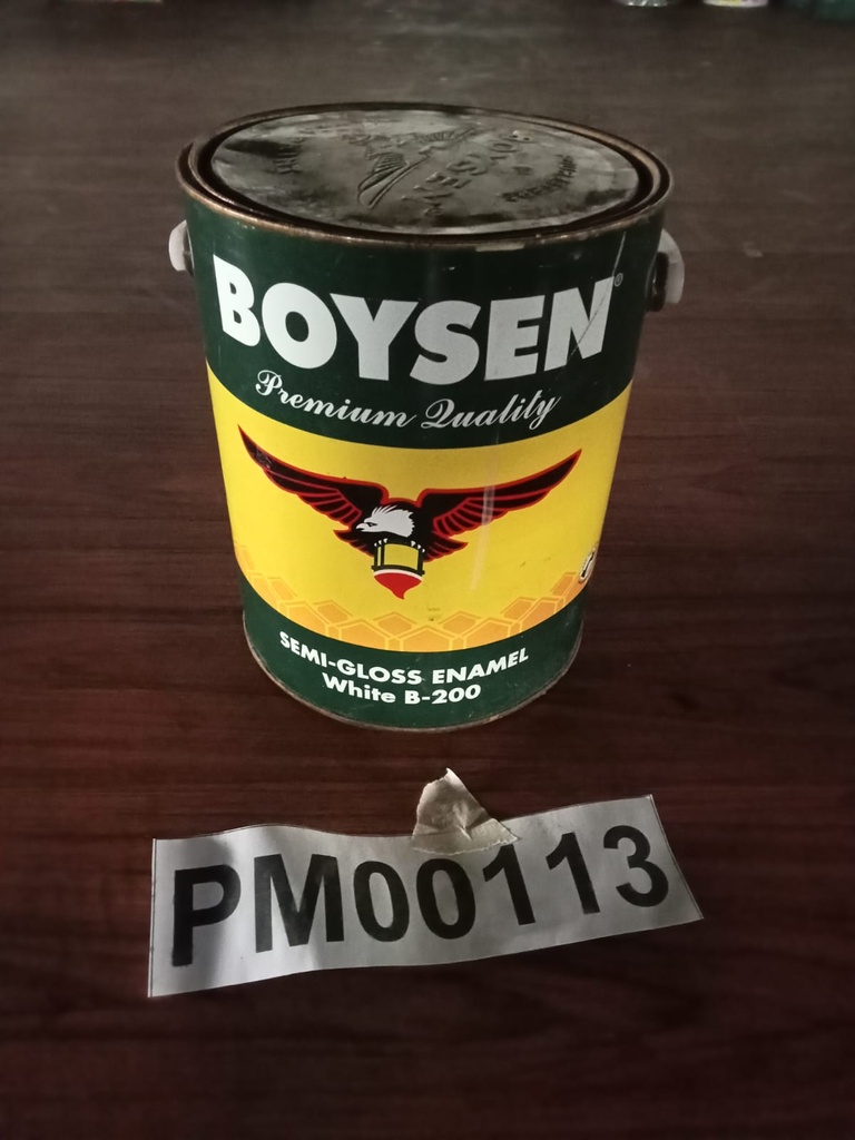 PM00113 - BOYSEN SEMI-GLOSS ENAMEL (WHITE)