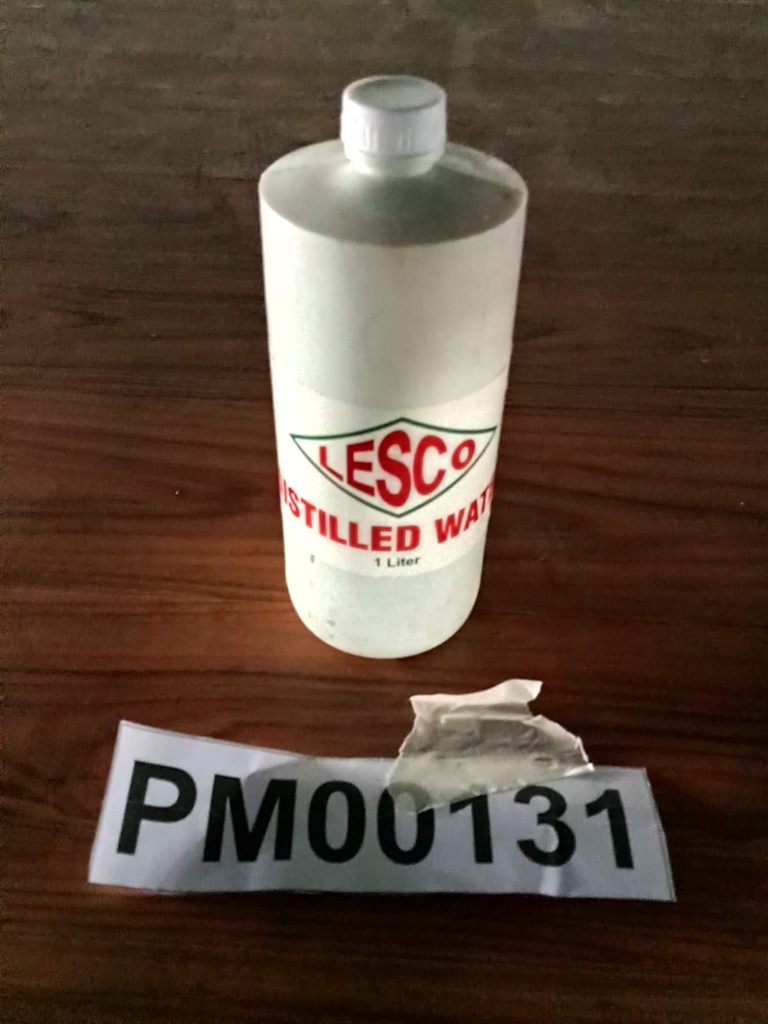PM00131 - LESCO DISTILLED WATER