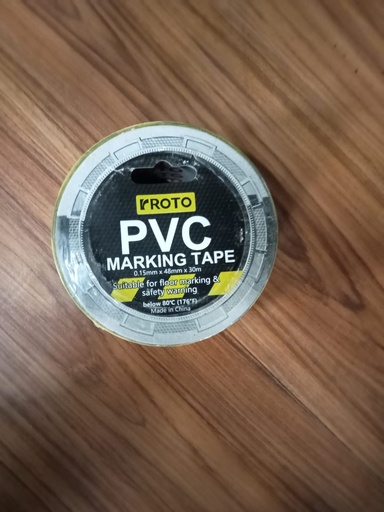 [PM00645] PM00645 - PVC MARKING TAPE (Black & Yellow)